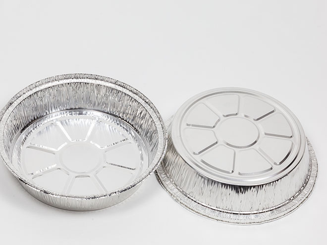8inch, 9inch round aluminum foil pans with lids